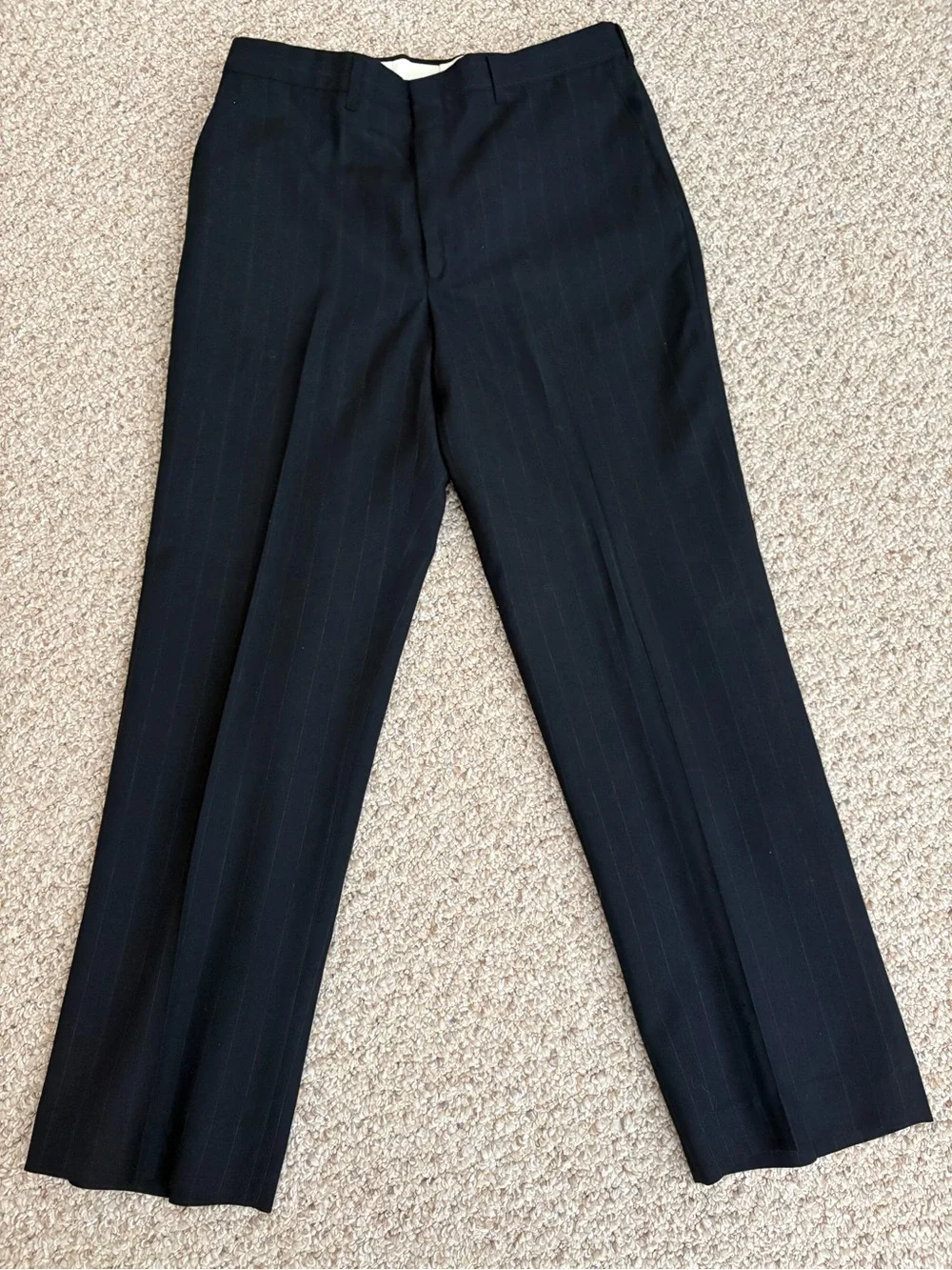 Haggar tailored navy